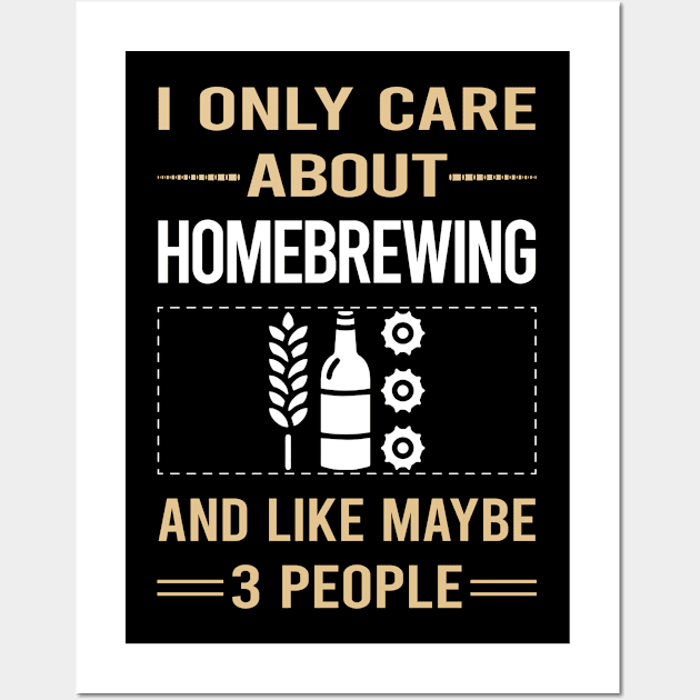 Funny 3 People Homebrewing Homebrew Homebrewer Beer Home Brew Brewing Brewer Wall Art by symptomovertake